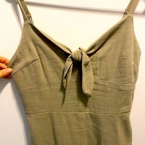 Olive/sage green Hollister Dress